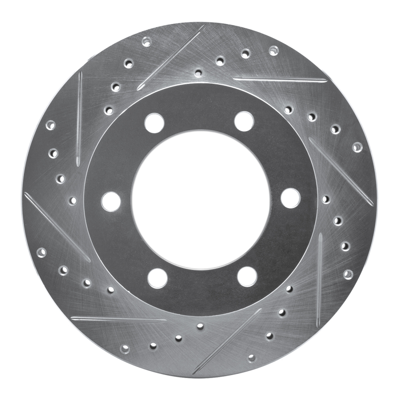 Toyota 4Runner Brake Rotor (1) - Front Left - R1 Concepts - Drilled & Slotted - Silver - `95-`04 Toyota 4Runner Brake Rotor (1) - Front Left - R1 Concepts - Drilled & Slotted - Silver - `95-`04